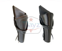 38/357 Caliber 12" Right Draw Un-Tooled Leather Cross Draw