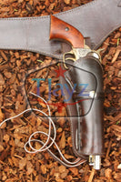 44/45 Caliber Right Draw Un-Tooled Leather Drop Loop Rig