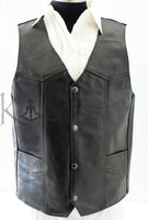 Men Western Leather Vest