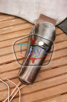 44/45 Caliber Right Draw Un-Tooled Leather Drop Loop Rig