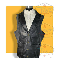 Urban Outlaw Soft Leather with Collar Vest