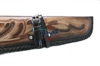 Hand Tooled Rifle Scabbard Shotgun 34"