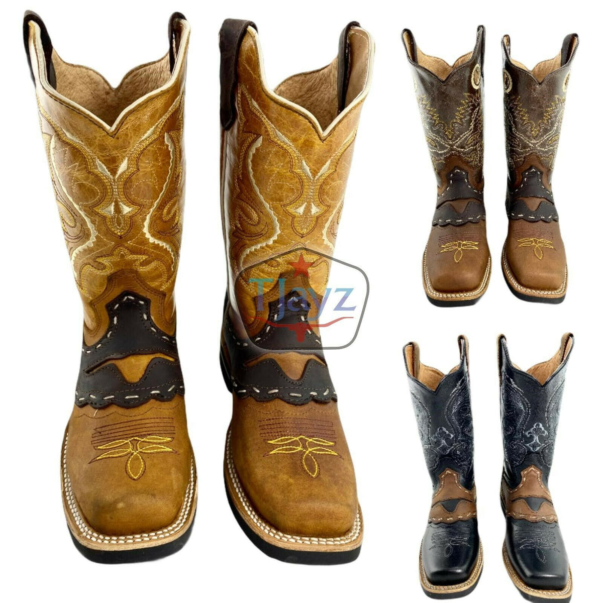 Mens rodeo cowboy on sale boots