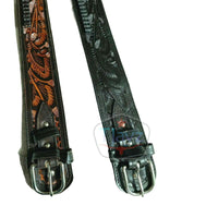 22 Caliber High Rider Tooled Leather Cartridge Belt