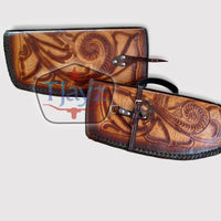 Hand Tooled Rifle Scabbard Shotgun 2-Piece 48"