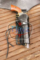 22 Caliber Right Draw Un-Tooled Leather Drop Loop Rig