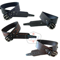 22 Caliber High Rider Tooled Leather Cartridge Belt