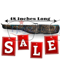 Hand Tooled Rifle Scabbard Shotgun 2-Piece 48"