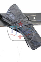 22 Caliber 8" Right Draw Tooled Leather Cross Draw