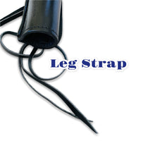 38/357 Caliber 10" Straight Right Draw Un-Tooled Leather Holster