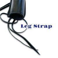 38/357 Caliber 8" Straight Right Draw Un-Tooled Leather Holster