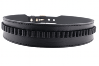 22 Caliber High Rider Un-Tooled Leather Cartridge Belt 2.5" width