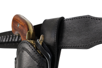 22 Caliber High Rider Un-Tooled Leather Cartridge Belt 2.5" width