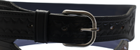 44/45 Caliber High Rider Tooled Leather Cartridge Belt 2.5" width