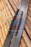 44/45 Caliber Right Draw Un-Tooled Leather Drop Loop Rig