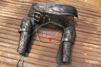 44/45 Caliber Dual Draw Tooled Leather Drop Loop Rig
