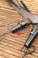 44/45 Caliber Right Draw Un-Tooled Leather Drop Loop Rig
