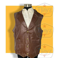 Urban Outlaw Soft Leather with Collar Vest