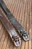 44/45 Caliber High Rider Un-Tooled Leather Cartridge Belt