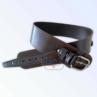 22 Caliber High Rider Un-Tooled Leather Cartridge Belt