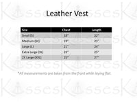 Men Western Leather Vest