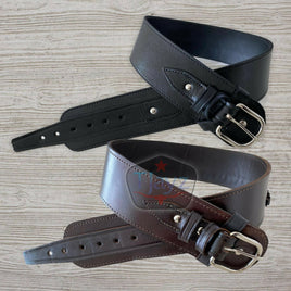 22 Caliber High Rider Un-Tooled Leather Cartridge Belt