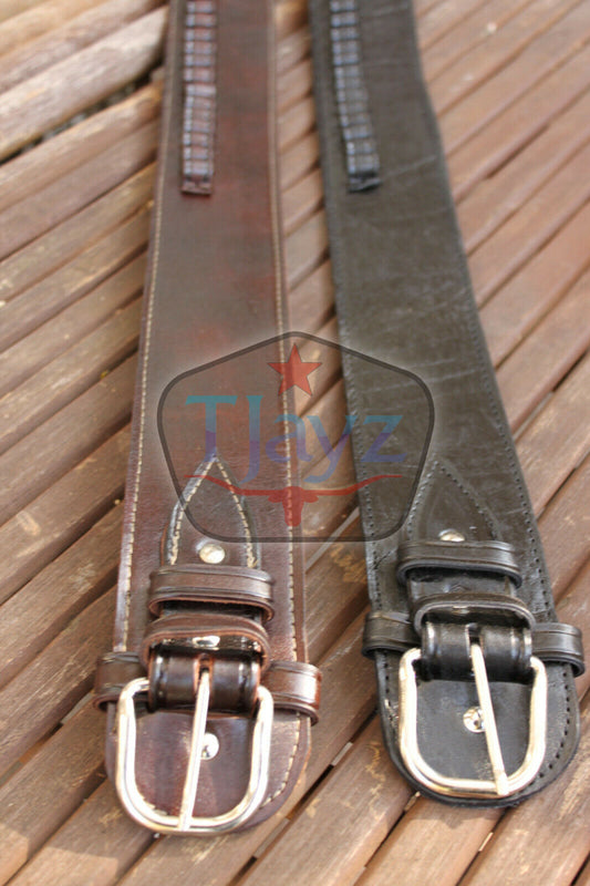 44/45 Caliber High Rider Un-Tooled Leather Cartridge Belt